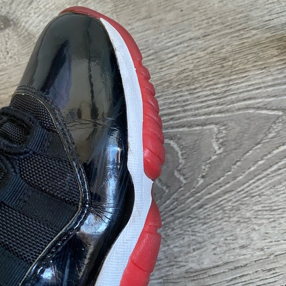 JORDAN 11 RETRO BRED SNEAKERS - Picture 12 of 17